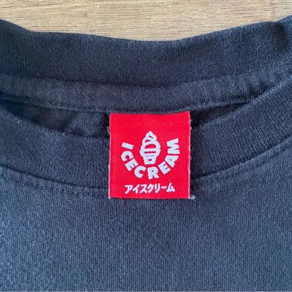 Icecream Billionaire Boys Club Toddler Black T-Shirt with Fries in 4T - Picture 2 of 6